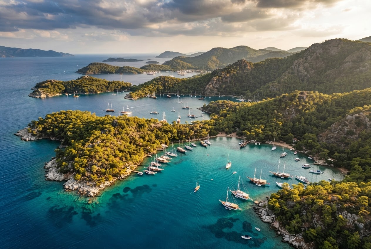 Göcek marinası
